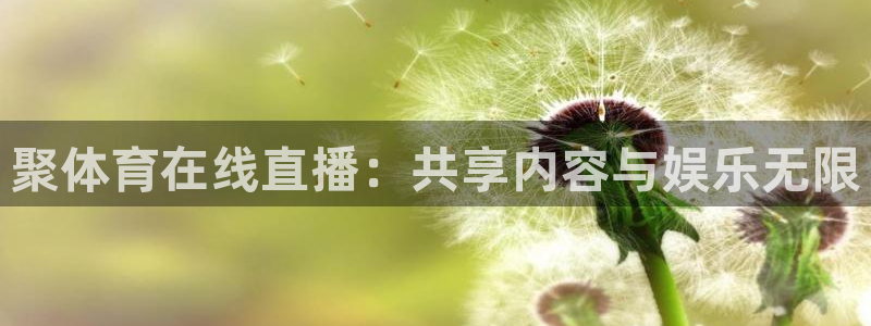 聚体育在线直播：共享内容与娱乐无限